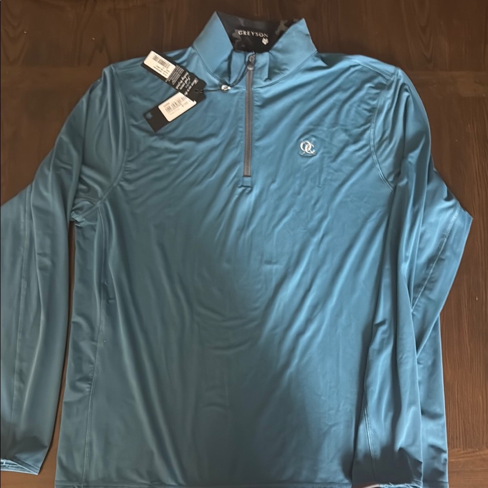 Greyson Blue Quarter-Zip Jacket